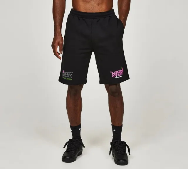 Dripmade Street Tour 2.0 Fleece Short - Black - Size 2XL - Black