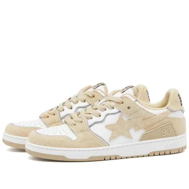 Sneakers A Bathing Ape Bape Sk8 Sta 3 M1 Beige Eur 40