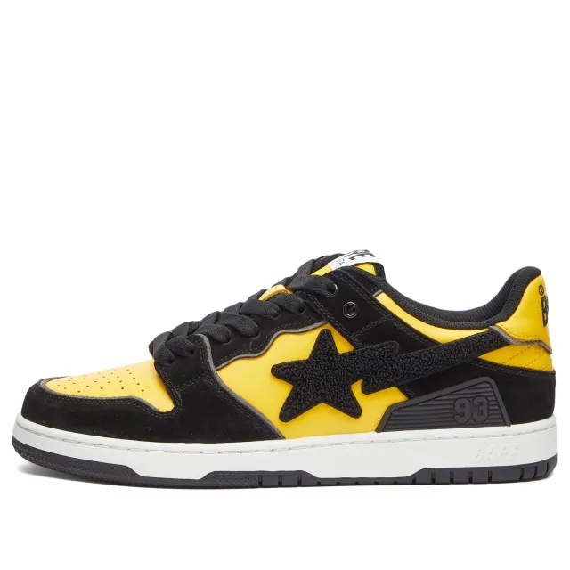 A Bathing Ape Men's SK8 Sta Sneaker Yellow