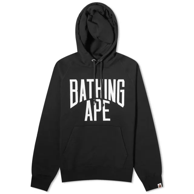 A Bathing Ape Men's Nyc Logo Pullover Hoodie Black