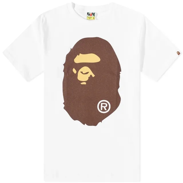 A Bathing Ape Men's Classic Big Ape Head T-Shirt White