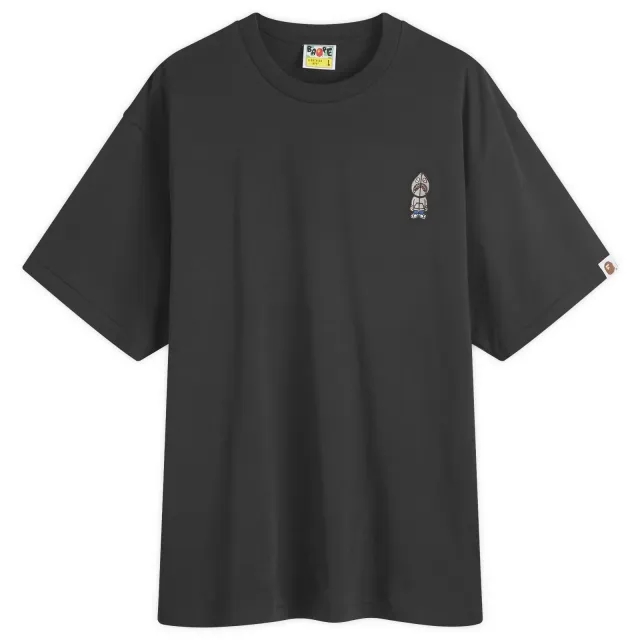 A Bathing Ape Men's One Point Shark Sejin T-Shirt Black