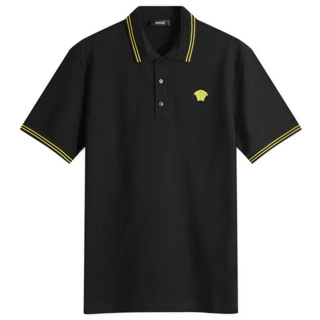 Versace Men's Medusa Polo Black