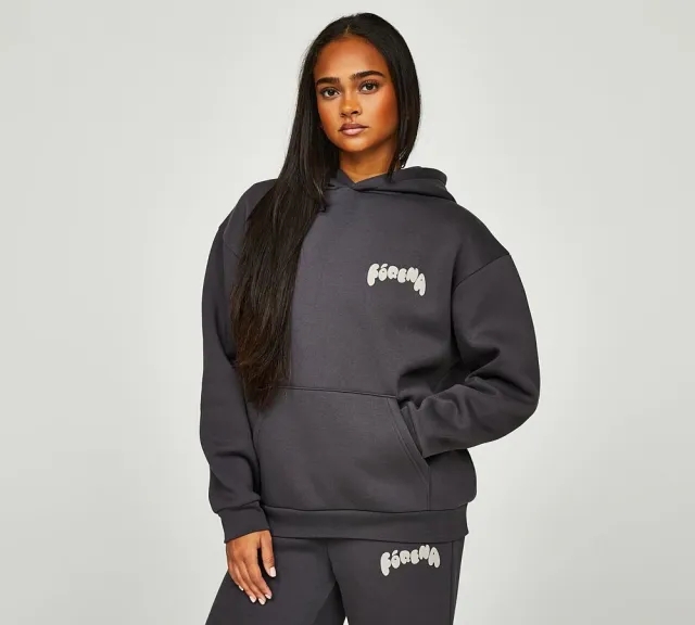 Forena Womens Cloud Nine Overhead Hoodie  - Grey - Size L - Grey