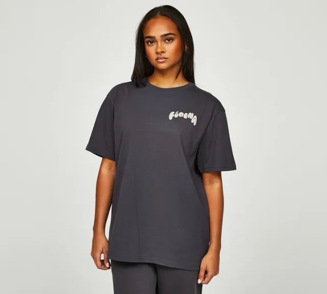 Forena Womens Cloud Nine T-Shirt - Grey - Size XL - Grey
