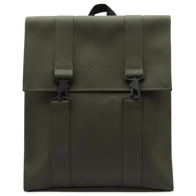 Rains MSN unisex waterproof backpack in green