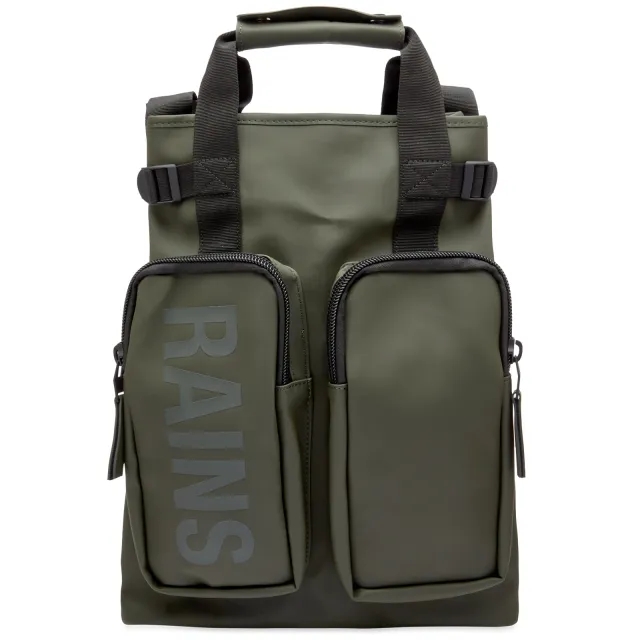 RAINS Men's Texel Tote Backpack Green