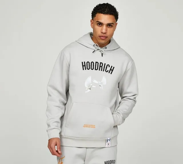 Hoodrich OG Take Flight V2 Hoodie - Grey - Size L - Grey