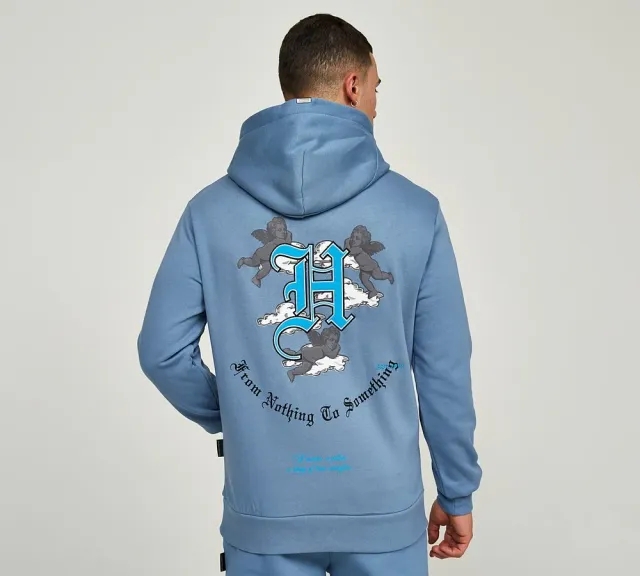 Hoodrich OG Empire Overhead Hoodie - Blue - Size M - Blue