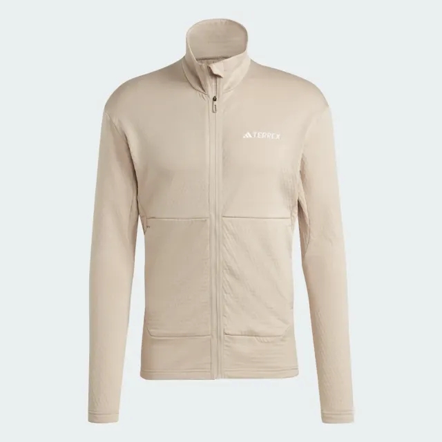 adidas Multi Light Fleece Zipped Jacket - Beige - Size L - Beige