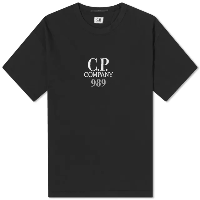 C.P. Company Men's Box Logo T-Shirt Black