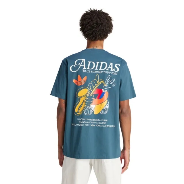 adidas Originals Leisure T-Shirt - Green - Size L - Green