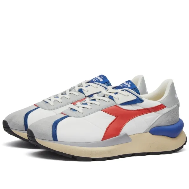Diadora Men's Mercury Elite White/Tibetan Red