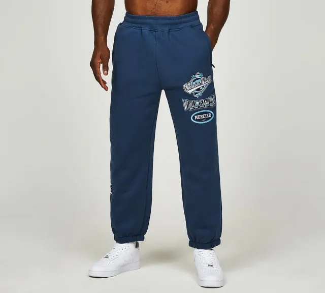 Mercier World Relaxed Jog Pant - Blue - Size M - Blue