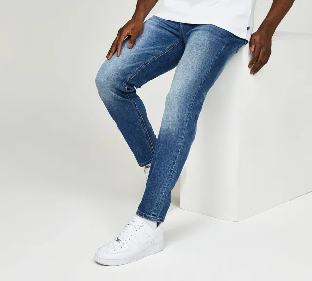 Métissier Vetios Carrot Fit Jean - Mid Blue