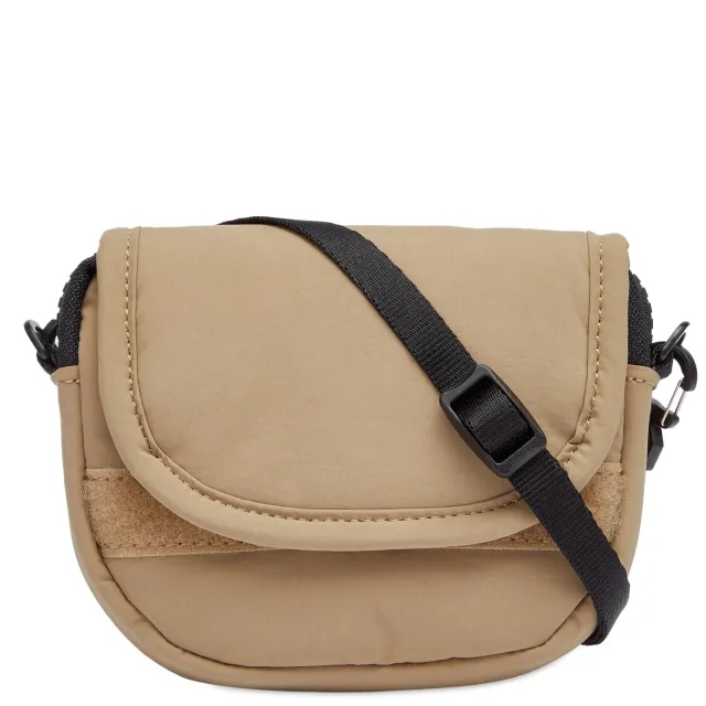 Mazi Untitled Clam Cross Body Bag Beige