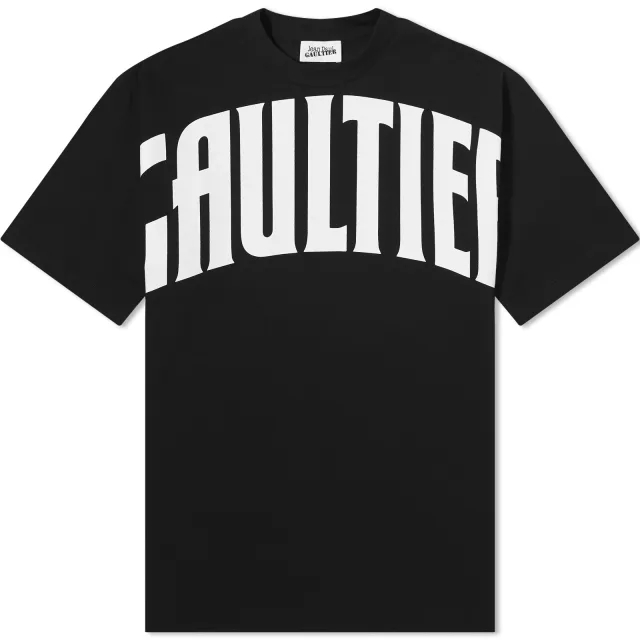Jean Paul Gaultier Women's Logo Oversized T-Shirt Black/White