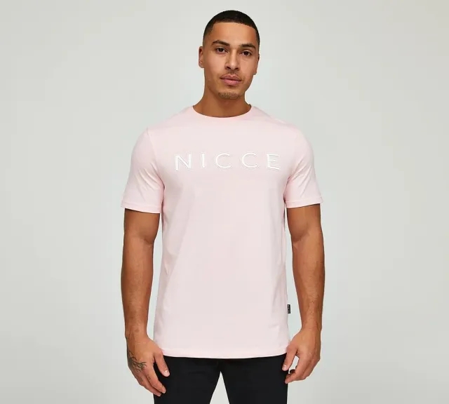 Nicce Keyline T-Shirt - Pink - Size L - Pink
