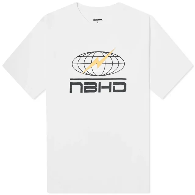 Neighborhood Men's 10 Printed T-Shirt White