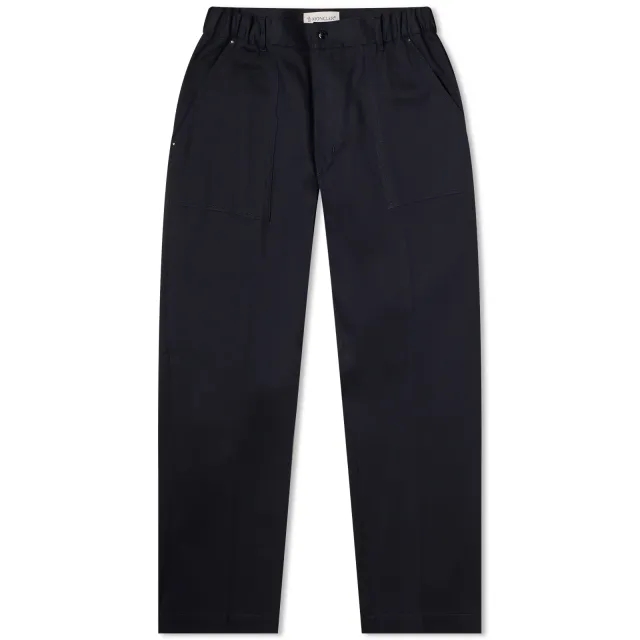 Moncler Men's Cotton Trousers Navy