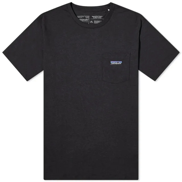 Patagonia Regenerative Organic Certified Cotton Lightweight Pocket Tee - Ink Black