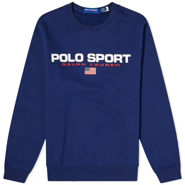Polo Ralph Lauren Men's Polo Sport Crew Sweat Cruise Navy/White