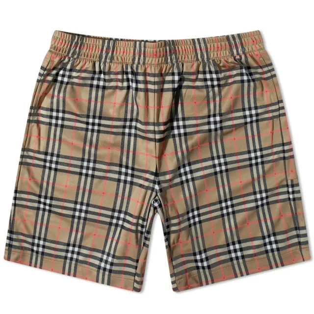 Burberry Men's Debson Check Shorts Archive Beige Check