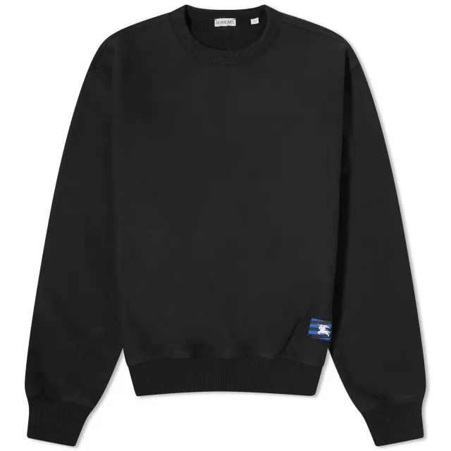 Burberry Men's EKD Label Sweatshirt Black