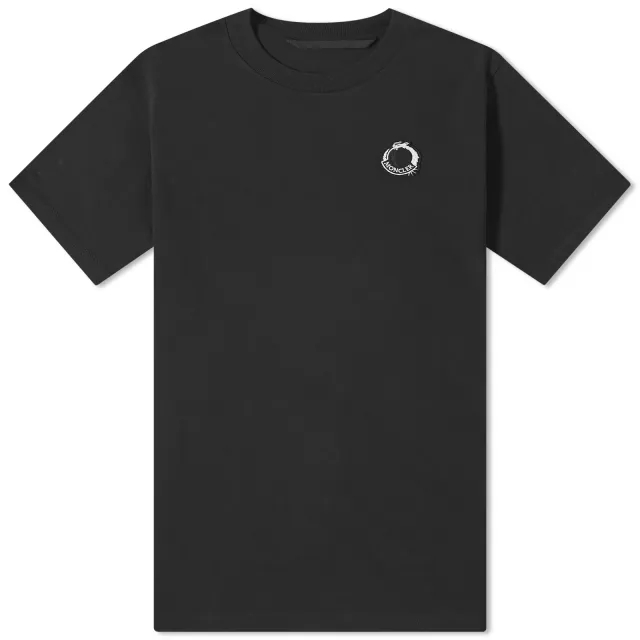 Moncler Men's Dragon Short Sleeve Tee Black