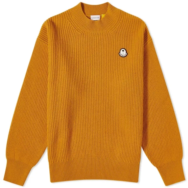 Moncler Genius x Palm Angels Crew Sweat Yellow