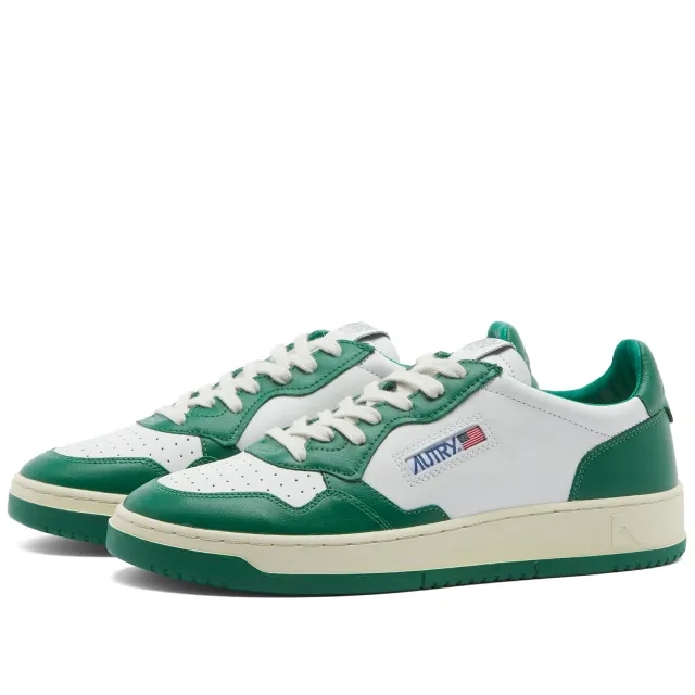 Sneakers Autry Medalist Low Man Leat/ Leat Wht/ Green Eur 47