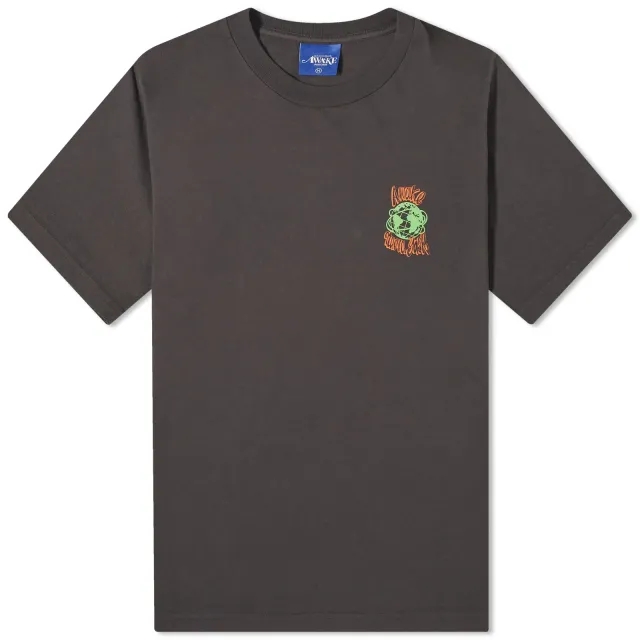 T-Shirt Awake Ny Crawford T-Shirt Washed Black Xxl