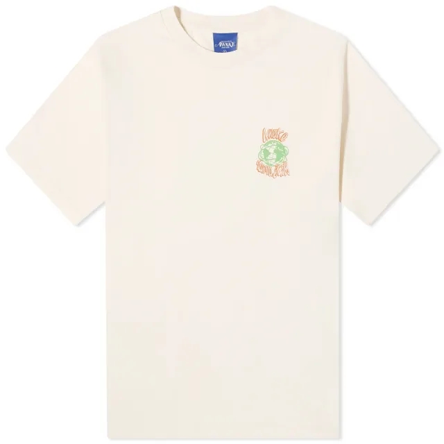 Awake NY Awake Crawford T Shirt Men Shortsleeves White