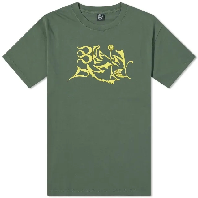 Brain Dead Men's New Age T-Shirt Green