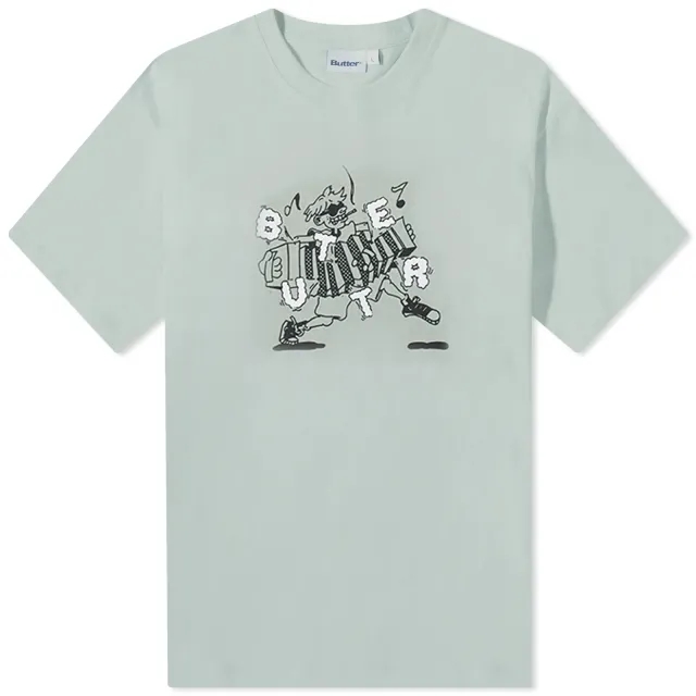 Butter Goods Men's Accordion T-Shirt Ice