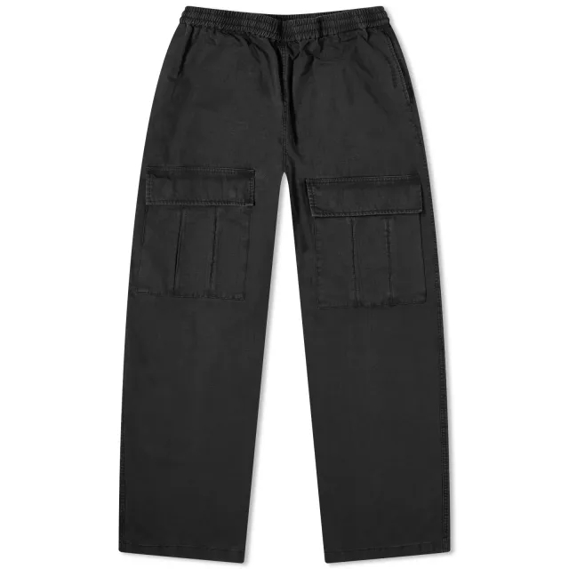 Asics Acne Studios Men's Prudento Cotton Ripstop Pants Black