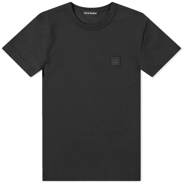 Acne Studios Exford Face T-Shirt Black