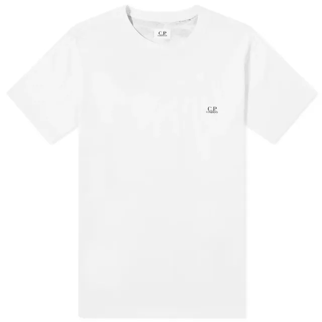 C.P. Company Men's 30/1 Jersey Goggle T-Shirt Gauze White