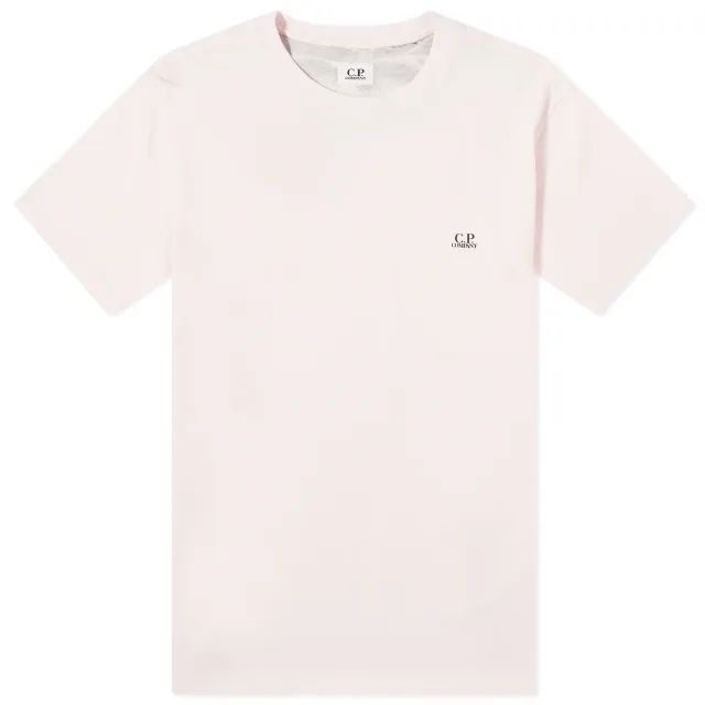 C.P. Company Men's 30/1 Jersey Goggle T-Shirt Heavenly Pink