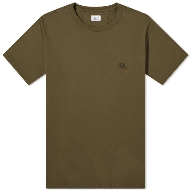 C.P. Company Men's 30/1 Jersey Logo T-Shirt Ivy Green
