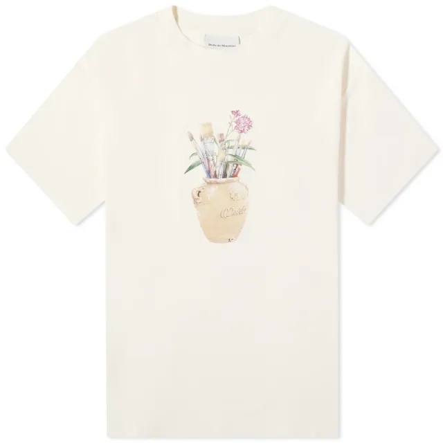 Drôle de Monsieur Pinceaux T-Shirt - Cream
