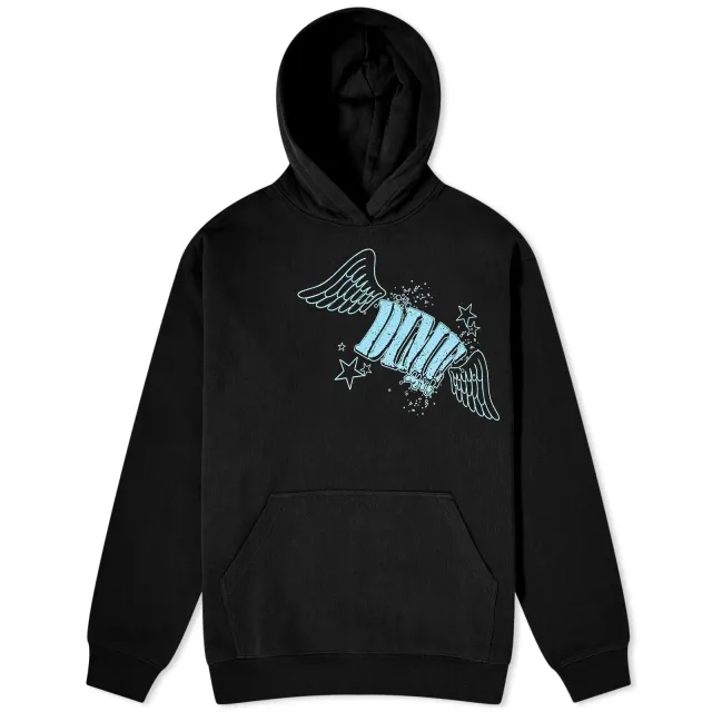 Dime Men's Wings Hoodie Black