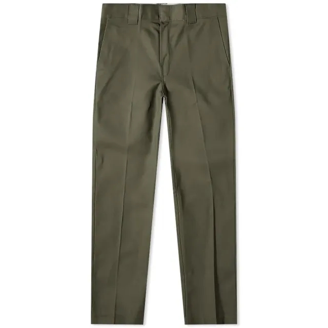 Dickies Men's 873 Slim Straight Work Pant Olive Green