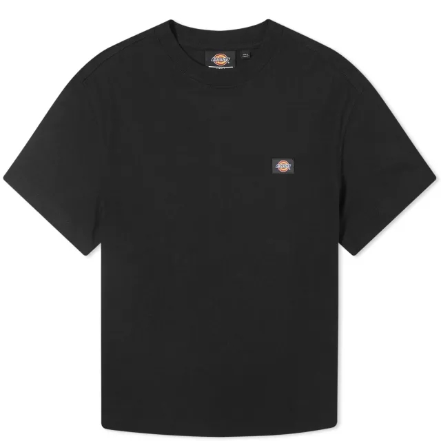 Dickies Women's Oakport Cropped Boxy T-Shirt Black