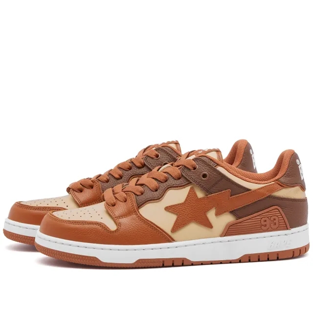 A Bathing Ape Men's Bape Sk8 Sta #5 Sneaker Brown