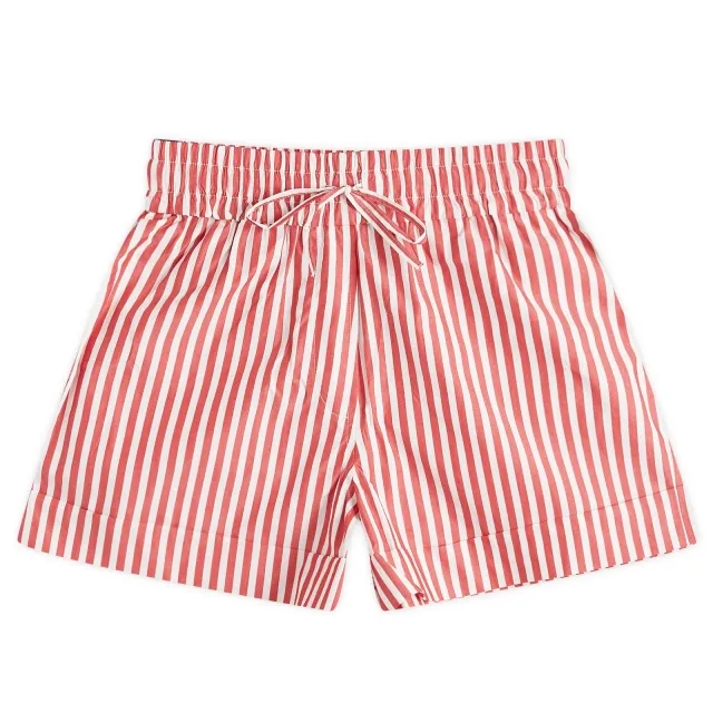 GANNI Women's Elasticated Shorts Barbados Cherry