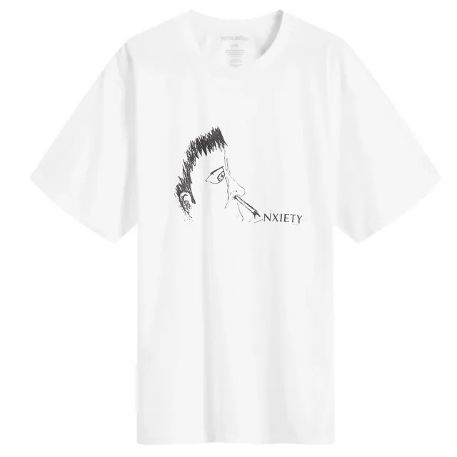 Fucking Awesome Men's Anxiety T-Shirt White