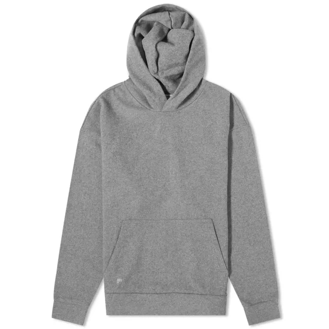 Pangaia Wool Jersey Hoodie Volcanic Grey