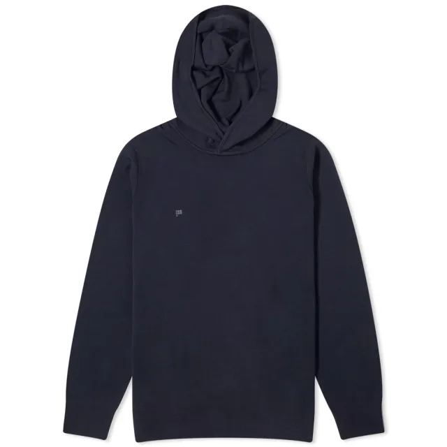 Pangaia Regenerative Merino Knit Slim Fit Hoodie Navy