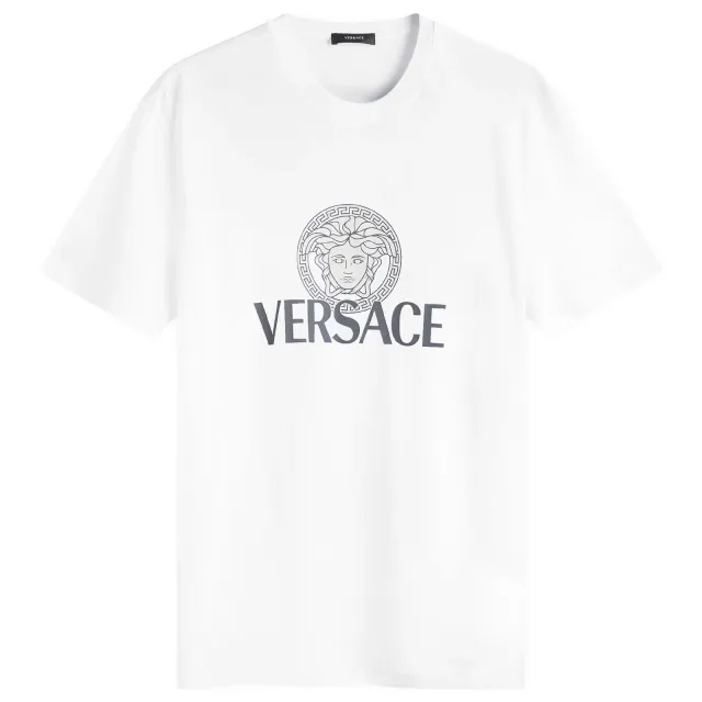 Versace Men's Medusa Print T-Shirt White